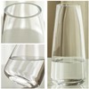 FANTESTICRYAN Modern Glass Vase Irised Crystal Clear Glass Vase for