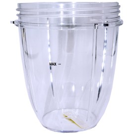 Blendin Replacement 18 Ounce Small Cup Jar, Compatible with Nutribullet 600W, 900W, Pro 900 Series, NB-101B Blender Juicer