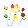 Straw Cover, 9Pcs Silicone Straw Topper, Cute Silicone Reusable Drinking