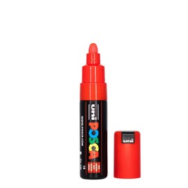 Posca Marker 7M in Red, Posca Pens for Art Supplies, School Supplies, Rock Art, Fabric Paint, Fabric Markers, Paint Pen, Art Markers, Posca Paint Markers
