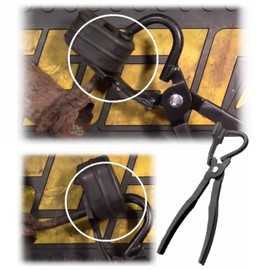 Mejiao Exhaust Hanger Removal Tool,Rubber Bracket and Exhaust Hanger Separation Exhaust Pliers,Compatible with All Exhaust Rubber Hangers