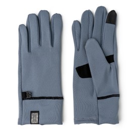 Britt's Knits Thermal Tech Cold Weather Winter Gloves Touch Screen Fleece Lining Gloves Unisex for Men and Women - Blue, Small/Medium