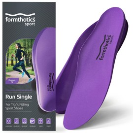 Formthotics Running Sports Insoles (For Professional Runners) Ultra Lightweight Thermo-Molded Run Single S Purple