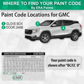 ERA Paints WA143X/G7U - Plum Berry Metallic for GMC Exact Match Automotive Touch Up Paint Spray - Essential Kit