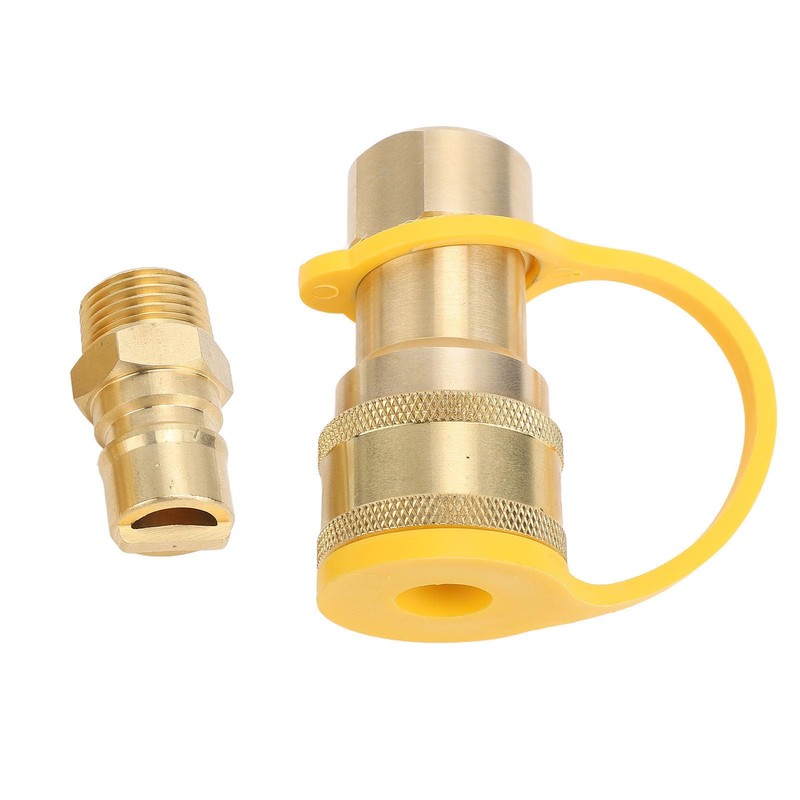 KIMISS Gas Quick Connect Adapter Kit 3 Piece Set Brass
