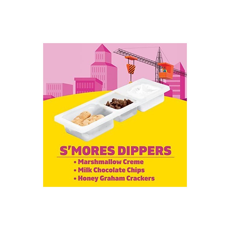 Lunchables S'mores Dippers Snack Pack with Honey Graham Sticks (Milk