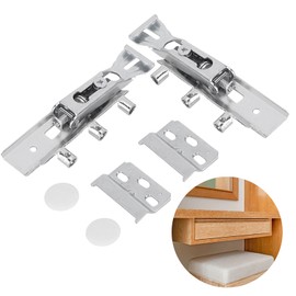 Pack of 2 Concealed Kitchen Cabinet Hangers, Universal Wall Mount Adjustable 150 kg Load Bearing Cabinet Hanging Code Wall Cabinet Holder Hanging Brackets