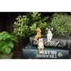 Keystone Figurine Cat with Flower, One Size Fits Most, SITTING