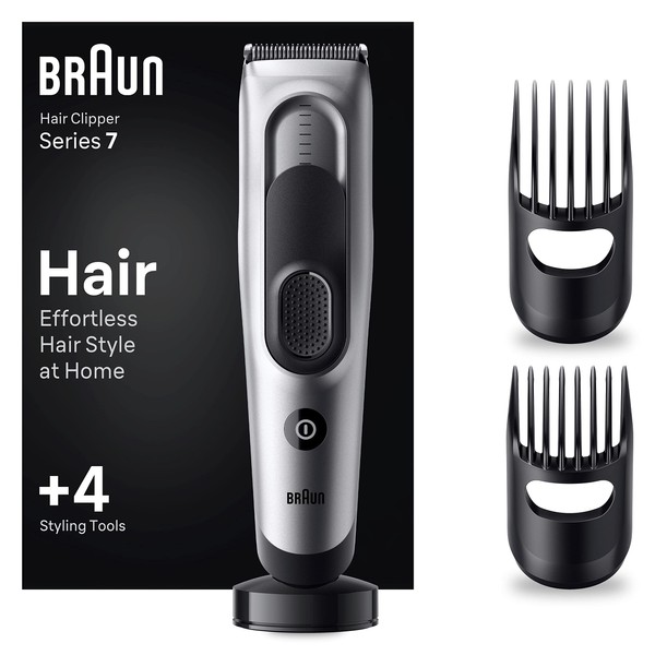 Braun Hair Clipper Series 7, Featuring Lifetime-Sharp Blades, 17 Length