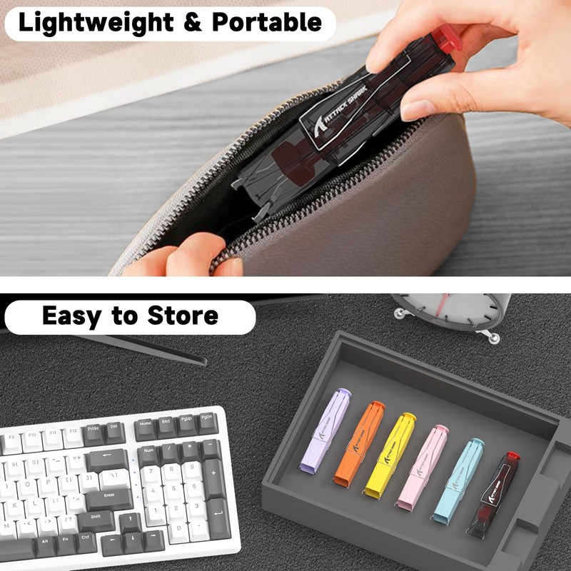 ATTACK SHARK KS01 2-in-1 Keycap Puller and Switch Puller for