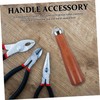 Ciieeo Espresso Handle Replacement for Coffee Machines Wooden Accessory with