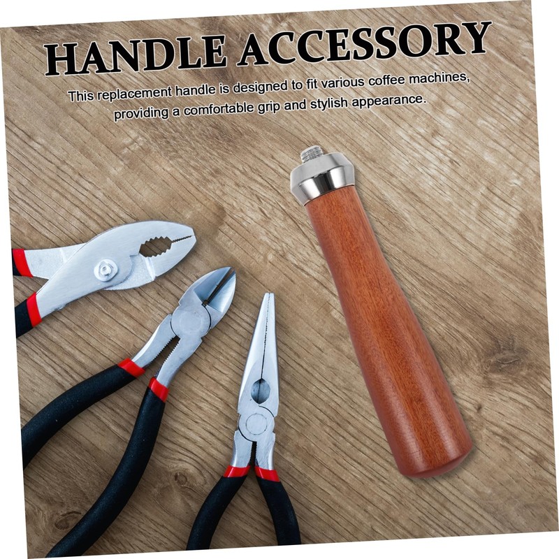 Ciieeo Espresso Handle Replacement for Coffee Machines Wooden Accessory with