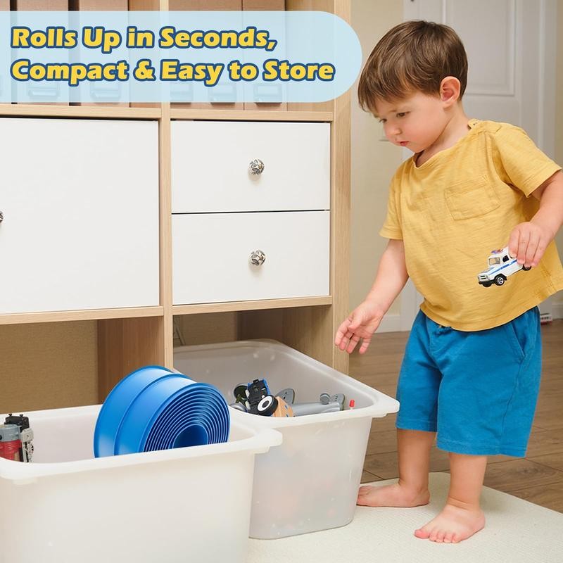 Flex Tracks 15ft Beginner Flexible Track Set for Kids, Compatible