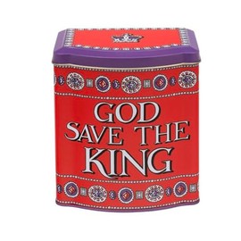 Elite Gift Boxes Emma Bridgewater - God Save The King Bow Fronted Caddy Tea Caddy 141 X 104 X 152mm, ROY3189