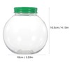 MAGICLULU 5pcs Christmas Candy Jar Christmas Candy Container Clear Apothecary