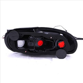 SPPC Chrome Taillights Assembly Set for Mazda Miata - (Pair) Driver Left and Passenger Right Side Replacement