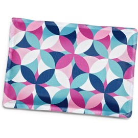 Cool Coolers by Fit & Fresh 2 Pack Soft Ice, Flexible Stretch Nylon Reusable Ice Packs for Lunch Boxes & Coolers, Geo & Navy