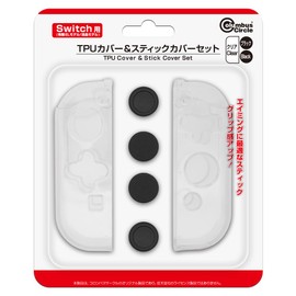 【コロンバスサークル】（Switch用）TPUカバー & スティックカバーセット - Joy-Con用周辺機器