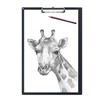 Acocony 11x17 Clipboard Vertical with Ruler Extra Large Clipboard Low