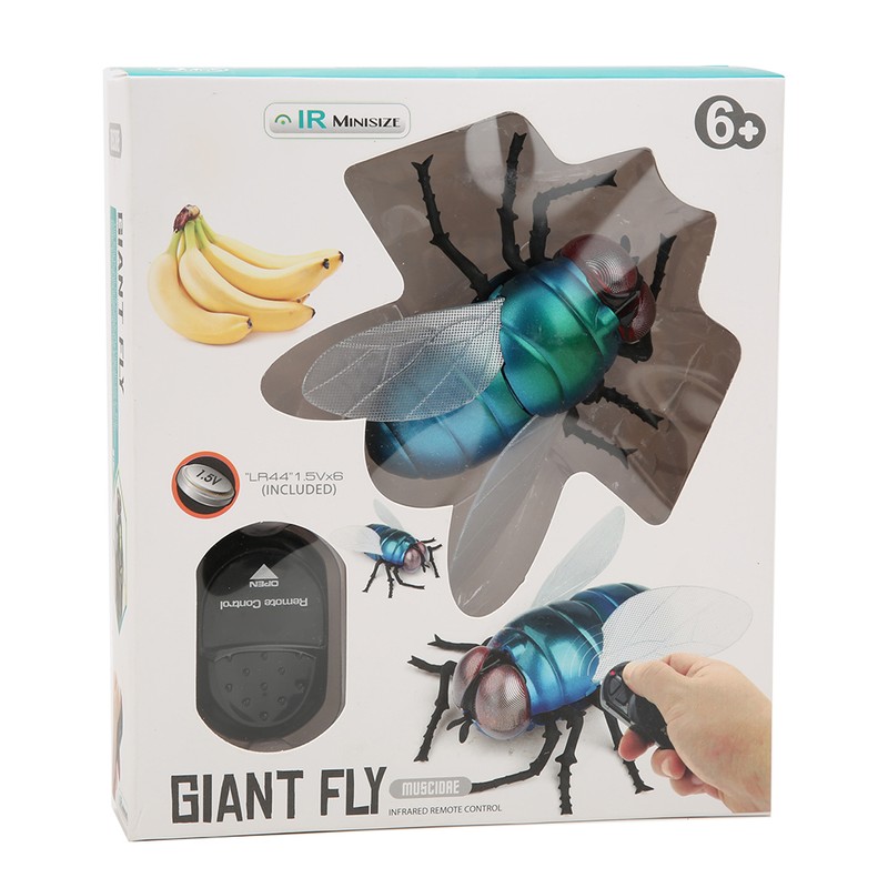 Simulation Insect Fly Toy Infrared Remote Control Sensing Portable