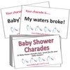 Baby Shower Party Game - Charades (Pink)