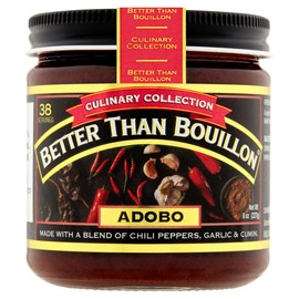 Better Than Bouillon Culinary Collection Base, Adobo Base, Contains 38 Servings Per Jar, 8-Ounce Glass Jar (Pack of 6)