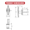 YSMITH T Handle Lock Truck Topper Cap Canopy Camper Shell