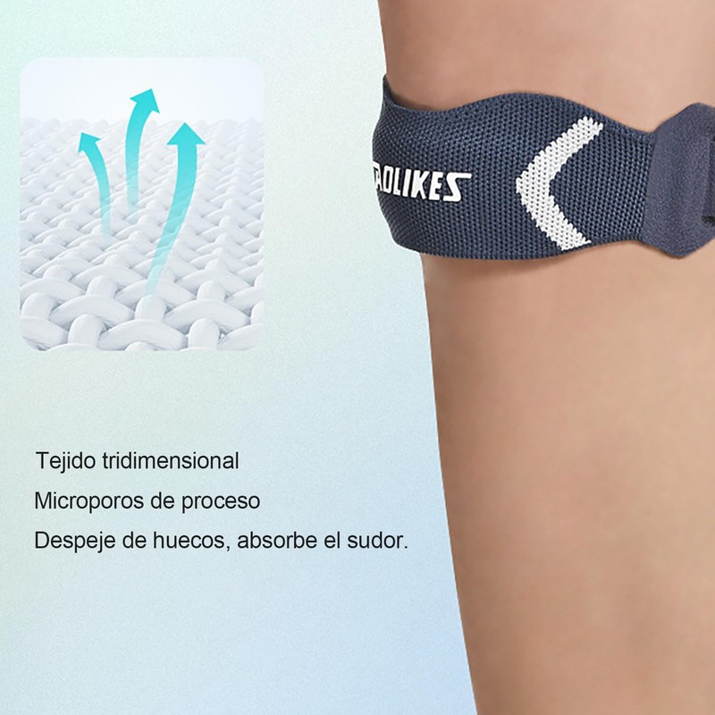 Rodillera,Rodilleras gym,Ajustable Estabilizador,Rodilleras de Gimnasio, Estables, Adecuadas Para Correr, Voleibol,