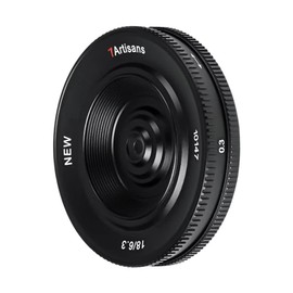 7artisans 18MM F6.3 Mark II UFO Camera Prime Lens Compatible with Sony E Mount,APS-C,Ultra-Thin Compact Mirrorless Cameras for FX/A/NEX Series for FS5,FS7,FS7M2,FS5M2K,A3000,A5000,NEX-3,NEX-3N