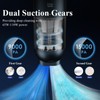 Mini Car Vacuum, 15000PA Strong Suction Cordless with LED Light,