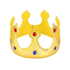 TOYANDONA 1pcs Birthday King Crown, Baby Birthday Party Crown Hat for Boy & Girl Birthday Party Decoration