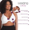 LEADING LADY, The Brigitte Racerback, Front-Closure Underwire T-Shirt Bra for