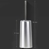 A'sTool Stainless Steel Toilet Brush Holder Gold Silver (Silver)