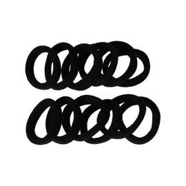 RED by Kiss 12PCS Ponytail Holder for Women Men Girls, Mini Seamless Elastic Hair Tie Band for All Hair Types, Pain-Free No Damage Crease Fine Thin Thick Curly Hair