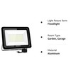 MORSEN 200W Flood Light Outdoor Plug in - 20000LM 5000K
