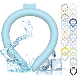 Ice Neck Ring, Cool Neck Cooler, Naturally Freezing at 28°C, Cooling Ring, Kids, Adults, Neck Cool, Long Lasting, Repeated Use, Cooling Goods, Cold Sensation, No Condensation, Neck Cooling, Heatstroke