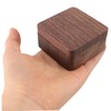 TOVINANNA Wood Cufflinks Box for Men Elegant Jewelry Organizer Travel