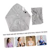 IWOWHERO Fast Drying Hair Towel Wrap with Elastic Headband Absorbent