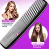 5 Piece Professional Black Comb Set, Premium Hair Comb, Fine