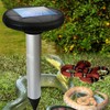 2PCS Ultrasonic Animal Repeller Solar Mouse Repeller Expeller for Outdoor
