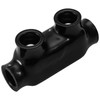 Heschen 2 Pcs Insulated Multi-Tap Connectors, 3/0-6AWG, 2 Port, Rated