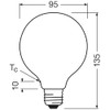 Osram Osram LED lamp in a classic globe shape, with