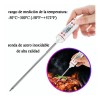 Termometro Digital Cocina Carne Reposteria Chcolate Comida Blanco