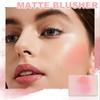 Matte Blush For Cheeks Make Up, 2 Colors Blush Palette