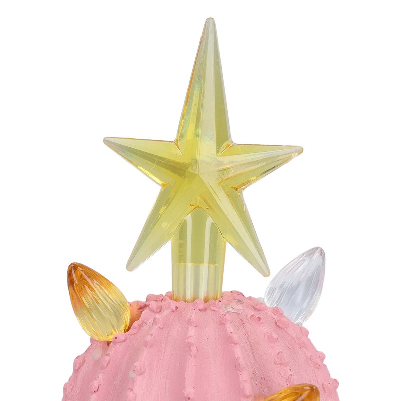 Cactus Figurine Resin Home Decor Plant Cactus Christmas Tree with