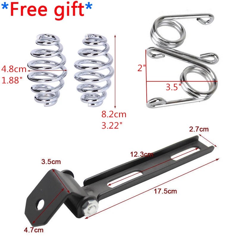 DREAMIZER Retro Motorcycle Solo Seat Spring Bracket For Suzuki Savage