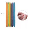 KFMX Palitos De Naranjo Para Uñas Cutículas De Colores 12