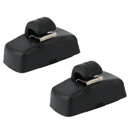 Easy Link 2x Sonnenblende Halter Halterung Clip Schwarz Kompatibel mit VW Transporter T5 Amarok Passat Caddy Golf Bora Polo Sharan Touran Skoda Octavia Superb Seat Ibiza Leon Toledo 3B0857561B