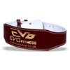EVO Fitness 4" Pure Leather Gym Belts Weightlifting Straps Back