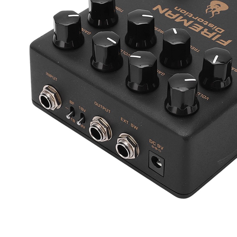 Distortion Effect Pedal 2 Channel Electric Guitar Accessories NDS‑5 with